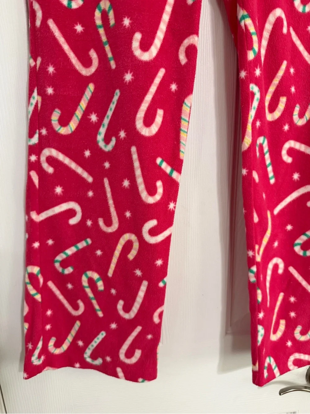 Old navy candy cane fleece pajama pants girls size XL 14/16 Christmas holiday